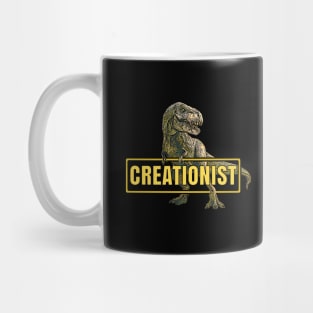 Creationist T-Rex Dinosaur Mug